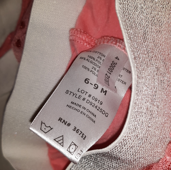 Beautiful Baby Girl Tutu Pant Onesie Sparkle Set 6 - Picture 9 of 15